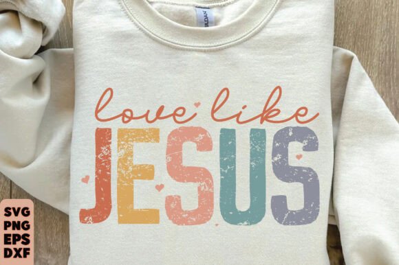 Boho Christian PNG Love Like Jesus Png