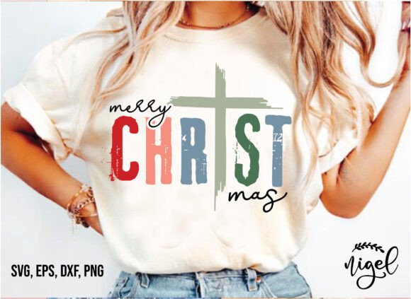 Christian Christmas SVG Retro Christmas T-Shirt Designs