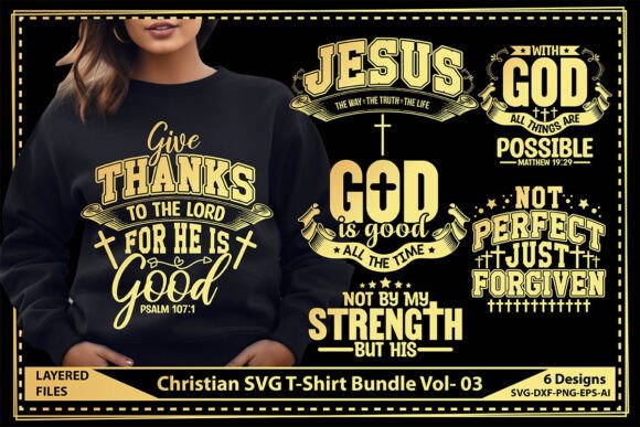Christian SVG T-Shirt Bundle Vol-03