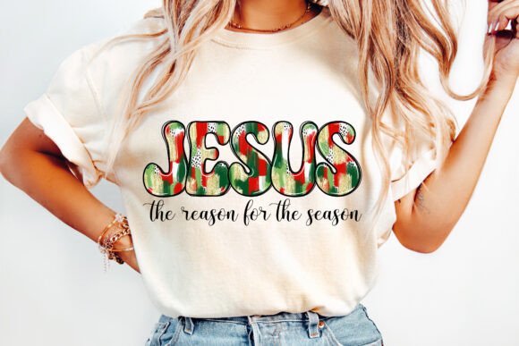 Christmas Jesus is the Reason PNG for T-Shirt Designs