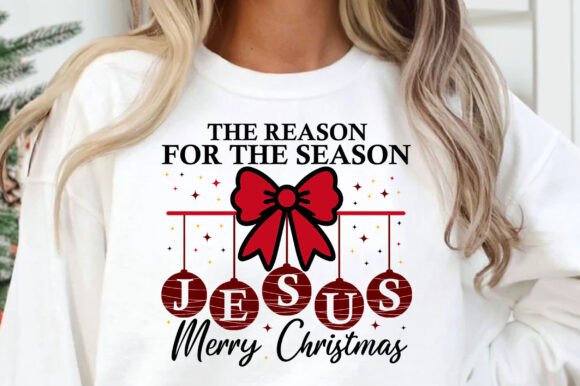 Christmas Jesus PNG, T-Shirt Designs