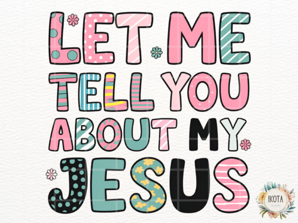 Colorful Jesus Storytelling Design