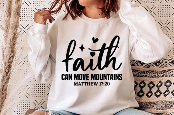 Faith Long Sleeve Shirt, Christian T-Shirt Designs