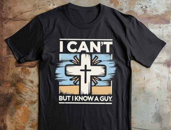 I Can’t but I Know a Guy Png, Christian T-Shirt Designs