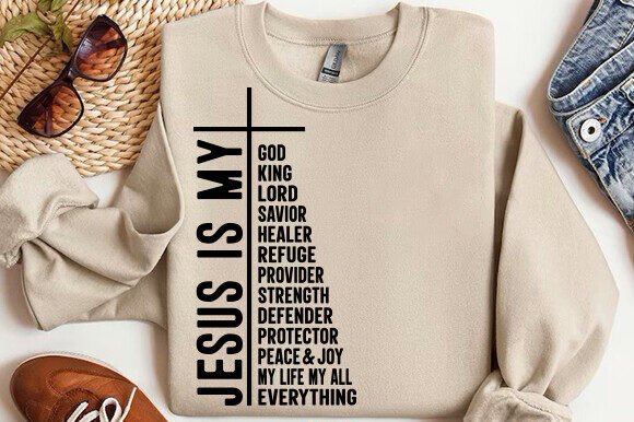 Jesus is My Lord SVG for T-Shirt Designs
