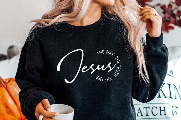 Jesus Png, Jesus the Way the Life SVG for T-Shirt Designs