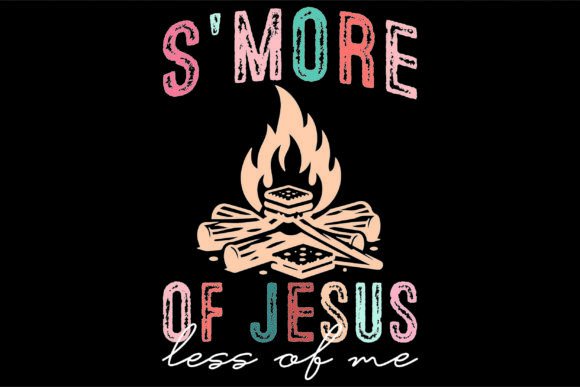 S more of Jesus Less of Me T-Shirt Designs